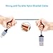 EverDigi 4 Pack 6FT Lightning Cable Cord charger Nylon Braided 8pin to USB Charge and Sync Cable for iPhone SE/6/6s/6 plus/6s plus,5c/5s/5,iPad Air/Mini,iPod Nano/Touch, Compatible with Ios9