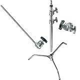 Avenger 9.8' C-Stand 30 Kit with A2030D Turtle Base C-Stand, D520L Extension Arm and D200 Grip Head, Chrome