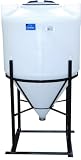 85 Gallon Full Drain Cone Bottom Inductor Tank with Steel Stand