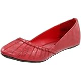 Dollhouse Womens Ruffino Ballet Flat