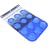 Silicon Bakeware Tray 12-Cup Muffin (Diameter 6.7cm cup)