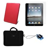 (Red Carbon Cover Apple iPad skin silicone case / leather case for iPad 3G cover neoprene sleeve case accessory bundle + screen protector + MiniSuit LCD Cleaner 41fW95ajYnL. SL160 (Red Carbon Cover Apple iPad skin silicone case / leather case for iPad 3G cover neoprene sleeve case accessory bundle + screen protector + MiniSuit LCD Cleaner