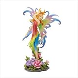 Multi Colored Fairy with Roses Figurine Faries