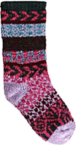 Qt Feet Baby Sunrise Fairisle Sock (Lilac - Baby)