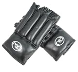 Boxing-Mad Leather Fingerless Bag Glove – Large, Black Boxing-Mad Leather Fingerless Bag Glove – Large, Black