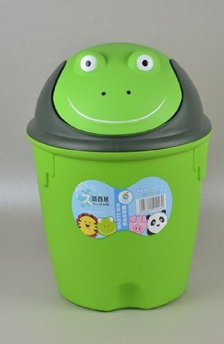 Jessatone Flashy Wastebaskets (Green-Froggy)