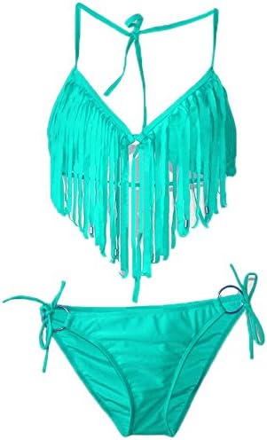FASHION BIKINI Womens Push Up Bra Bikini Swimsuit (X-Large, SkyBlue)