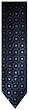 Men's Tommy Hilfiger Necktie Neck Tie Silk Navy Blue & Silver