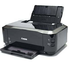 Logic-Seek Bundle Canon Pixma Drucker IP 4850 + USB Kabel + 5 Kompatible Tintentanks mit Chips, 50 Fotocards.