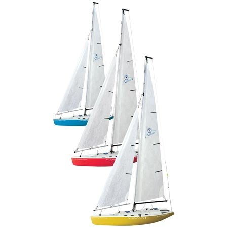Radio Controlled Nirvana 2 Racing Yacht - Yellow