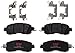 TRW Automotive TPC1650 Disc Brake Pad Set for Nissan Altima: 2013-2019 and other applications Front, black