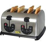 Buffalo 4 Slot St/St Toast / Toaster (Light Duty Use) - high quality and heavy duty kitchen appliances