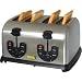 Buffalo 4 Slot Stainless Steel Toaster Capacity: 4 slots.