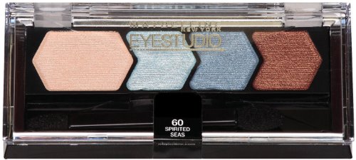 Maybelline New York Eye Studio Color Plush Silk Eyeshadow, Spirited Seas 60, 0.09 Ounce