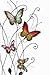 Deco 79 Large Colorful Butterflies Outdoor Metal Wall Decor, 32