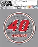 Sterling Marlin Name/Number Round Decal
