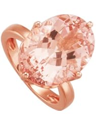 Genuine Morganite Ring 14K Rose Gold 18.00X13.00 mm Genuine Morganite Ring