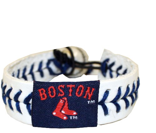 MLB Boston Red Sox - Boston and Sox Logo Authentic Baseball Bracelet