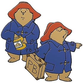 Pack of 2 - Paddington Bear PVC Magnets