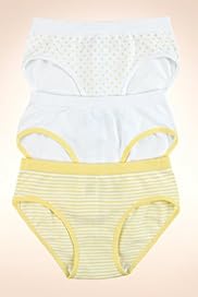 3 Pack Older Girls Seamfree Assorted Briefs