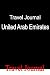 Books : Travel Journal United Arab Emirates