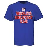 New York Giants Royal Blue Worlds Greatest Dad T-shirt