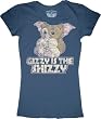 Gremlins Gizmo "Gizzy is the Shizzy" Juniors Navy T-Shirt