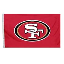 NFL San Francisco 49ers Logo Only 3-by-5 Feet Flag with Grommetts
