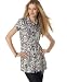 image and picture of Style&co. Short-Sleeved Paisley Shirt Tunic