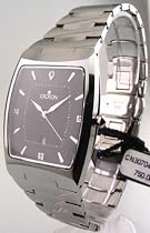 MENS CROTON TUNGSTEN DIAMOND DATE WATCH CN307045TGGY