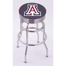 Click here to buy University of Arizona Wildcats Retro Swivel Bar Stool Barstools .