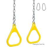 Trapeze Rings with Chains, Yellow
