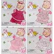Zapf Creation Baby Born Miniworld - Dress, Bloomers, Headband Accessories - Set of 4