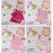 Zapf Creation Baby Born Miniworld - Dress, Bloomers, Headband Accessories - Set of 4