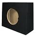 New Single Car Truck Wedge Black Subwoofer Box Sealed Enclosure for 10" Woofer 10F New Single Car Truck Wedge Black Subwoofer Box Sealed Enclosure for 10" Woofer 10F