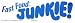 FAST FOOD JUNKIE! decal bumper sticker