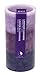 Kiera Grace Tri-Layer LED Pillar Candle with Timer, 3 by 6-Inch, Lavender Cashmere Fragrance