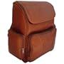 Piel Top Opening Computer Backpack (Saddle)