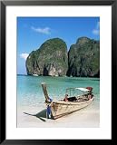 Ao Maya, Phi Phi Le, Ko Phi Phi, Krabi Province, Thailand, Southeast Asia Photography Framed Art Poster Print by Bruno Morandi, 25x31