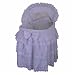 Royal Classic liner with hood - color lavender ribbon - Size 13x29