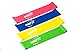 Unifit Sports Loop Resistance Band, Set of 4 (10-Inch) with Carry Bag and 30-Day Workout Exercises eBook