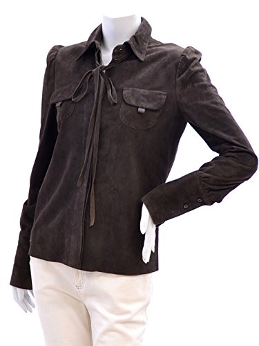 (プラダ) PRADA 長袖シャツ 54099 42 モカブラウン 並行輸入品