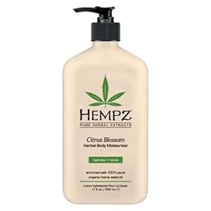 Hempz Citrus Blossom Herbal Body Moisturizer, 17 Ounce