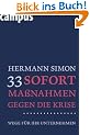 33 Sofortma�nahmen gegen die Krise: Wege f�r Ihr Unternehmen