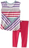 Splendid Littles Girls 2-6X Toddler Tropical Stripe Top And Legging Set