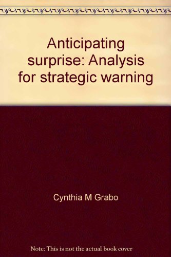 anticipating surprise analysis for strategic warning