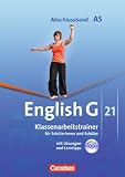 English G 21 - Ausgabe A: Abschlussband 5: 9. Schuljahr - 5-j&auml;hrige Sekundarstufe I - Klassenarbeitstrainer mit L&ouml;sungen und CD