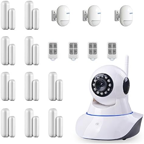 ABTO DIY Baby Monitor Network WiFi P2P IP Camera HD 720P Home Security with Door Alarm and PIR Sensor