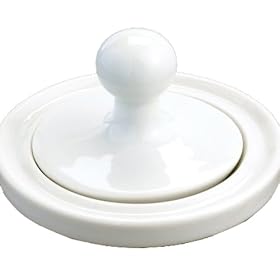 Flying Saucer White Porcelain Mortar and Pestle