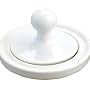 Flying Saucer White Porcelain Mortar and Pestle